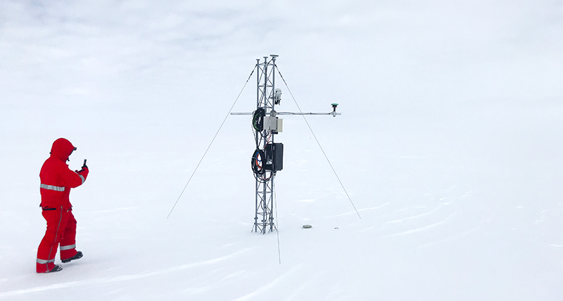 Das GNSS-RR-Schneeüberwachungssystem ist einsatzbereit
